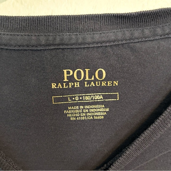 Polo by Ralph Lauren Gray Short Sleeve T-Shirt Tee Men Size L - Picture 5 of 6